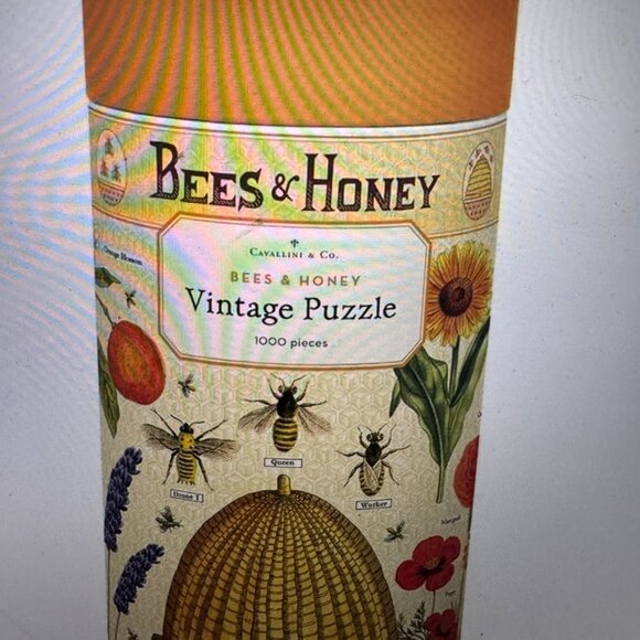 Bees & Honey 1,000 Piece Puzzle & Matching Bees & Honey Towel NEW - Picture 6 of 8